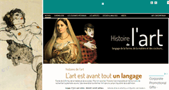 Desktop Screenshot of histoiredelart.net
